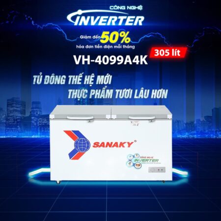 Tủ Đông 400l/305l Sanaky VH-4099A4K