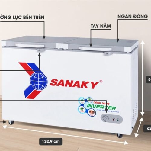 Tủ Đông 400l/305l Sanaky VH-4099A4K