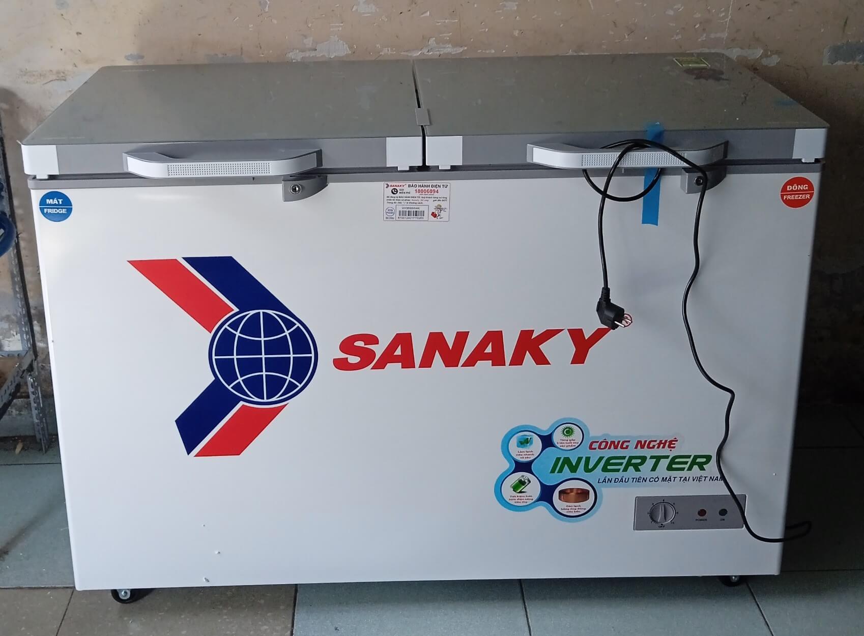 Tủ đông mát 360l/260l Sanaky Inverter VH-3699W4K