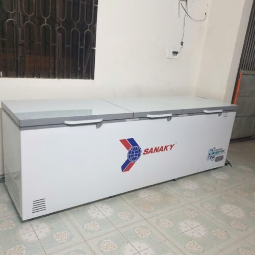 Tủ đông 1100l/900l Sanaky Inverter VH-1199HY4K Giao diện 2025