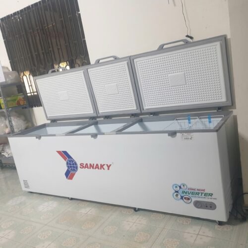 Tủ đông 1100l/900l Sanaky Inverter VH-1199HY4K Giao diện 2025