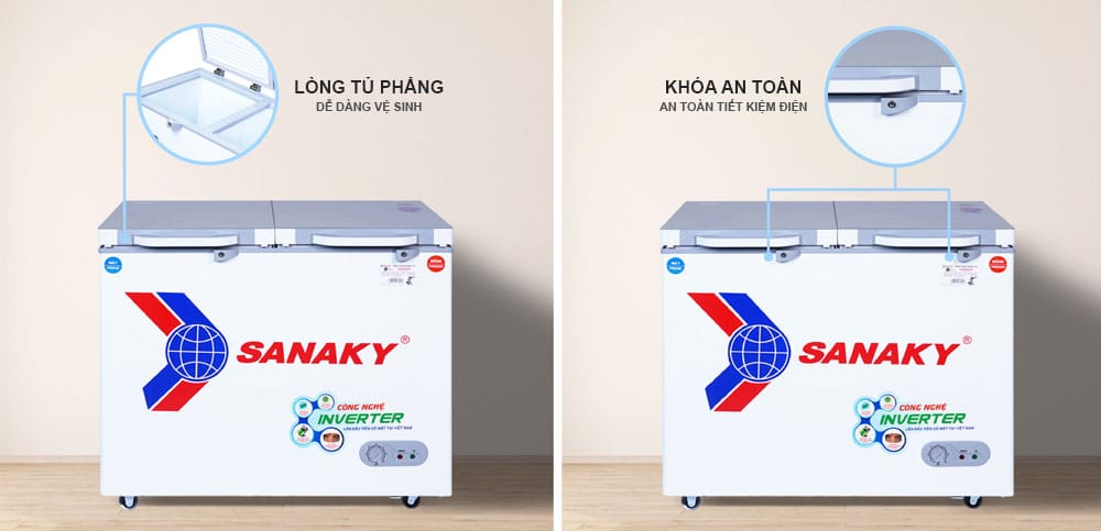 Lòng tủ côi phẳng sananky VH-3699W4K