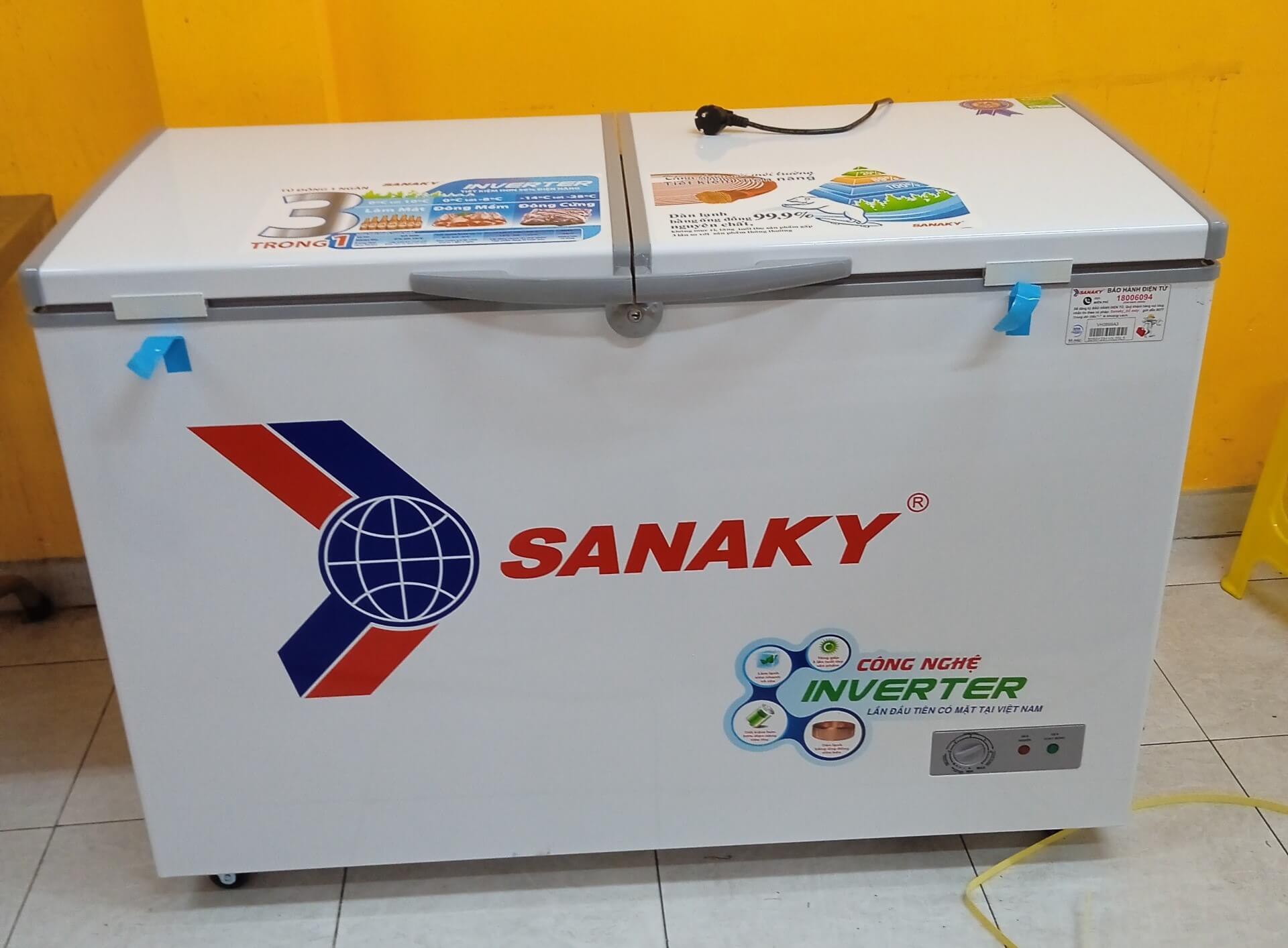 Tủ đông 360l/270l Sanaky Inverter VH-3699A3