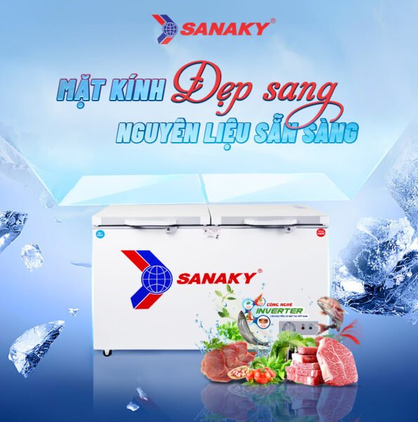 Tủ đông hai ngăn Sanaky