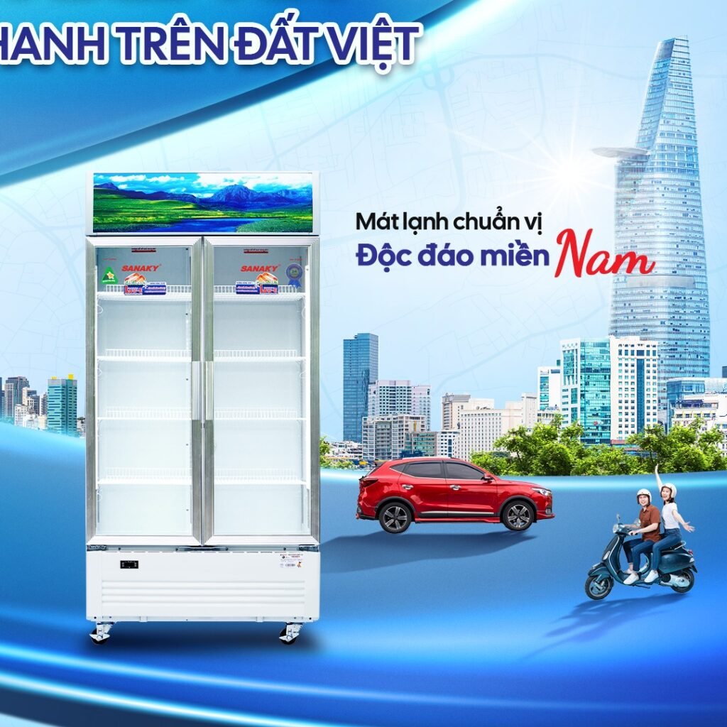 Tủ mát 2 cánh Sanaky